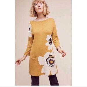 Field & Flower Anthropologie Poppy pocket tunic